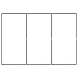 Outdoor Dog Kennel Steel 59.5 ft²
