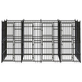 Outdoor Dog Kennel Steel 79.3 ft²