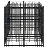 Outdoor Dog Kennel Steel 79.3 ft²
