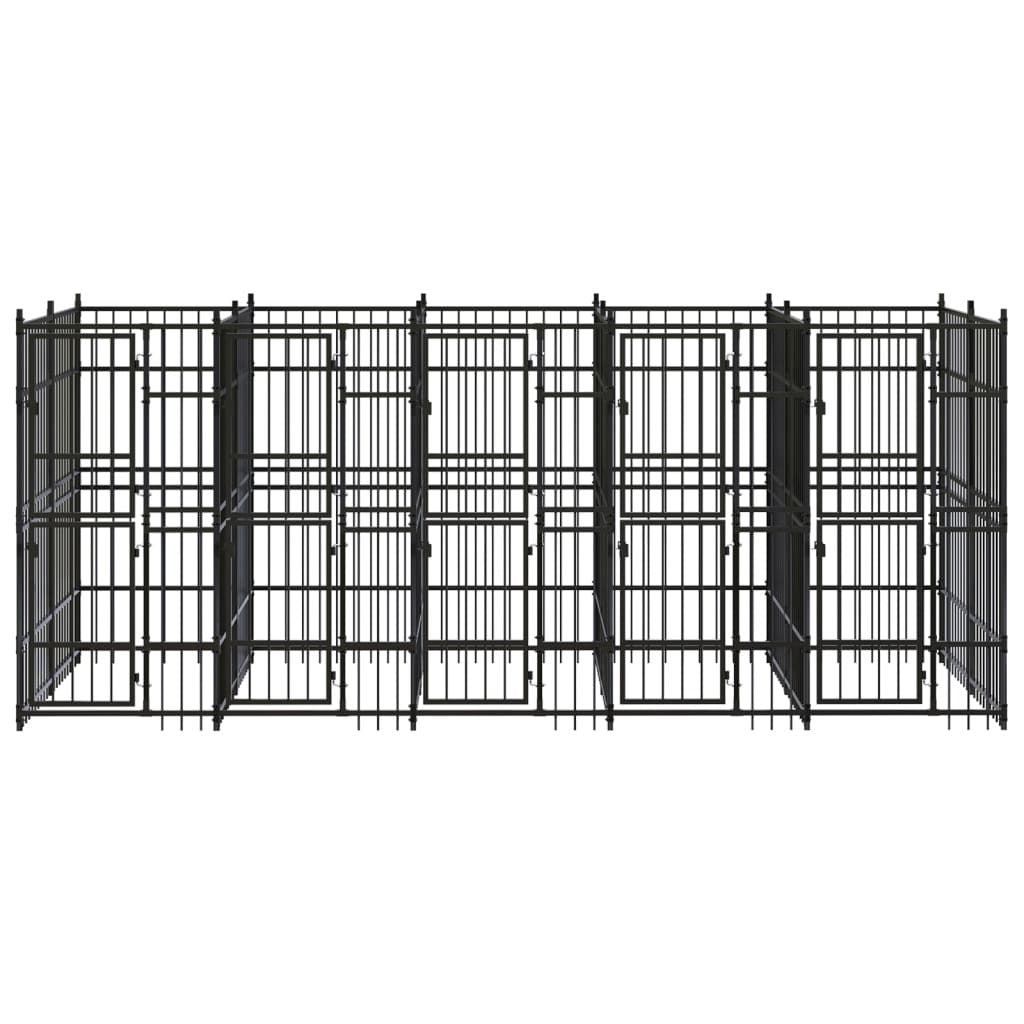 Outdoor Dog Kennel Steel 99.2 ft²