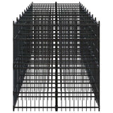 Outdoor Dog Kennel Steel 178.6 ft²