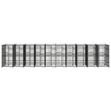 Outdoor Dog Kennel Steel 198.4 ft²