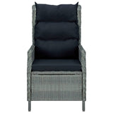 5 Piece Patio Dining Set Light Gray