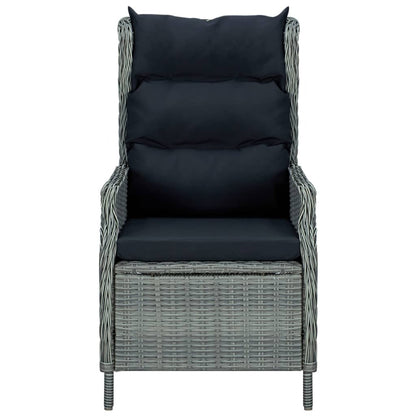 5 Piece Patio Dining Set Light Gray