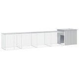 Chicken Cage Gray 196.9"x35.8"x39.4" Galvanized Steel