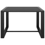 5 Piece Patio Lounge Set with Cushions Aluminum Anthracite