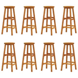 9 Piece Patio Bar Set Solid Wood Acacia