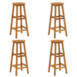 9 Piece Patio Bar Set Solid Wood Acacia