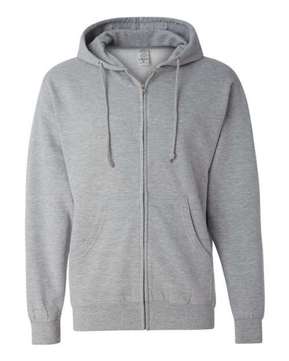 Unisex Midweight Full-Zip Hooded Sweatshirt - 1829