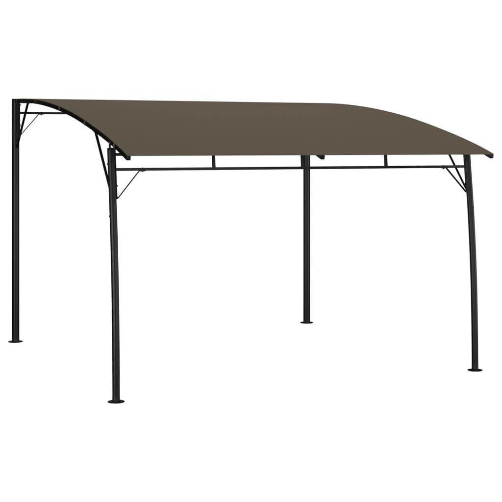 Garden Sunshade Awning 9.8'x9.8'x8.4'Taupe