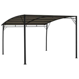 Garden Sunshade Awning 9.8'x9.8'x8.4'Taupe