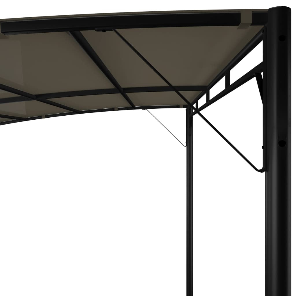 Garden Sunshade Awning 9.8'x9.8'x8.4'Taupe