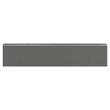 Garden Shed Light Gray 75.6"x402"x87.8" Galvanized Steel