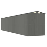 Garden Shed Light Gray 75.6"x402"x87.8" Galvanized Steel
