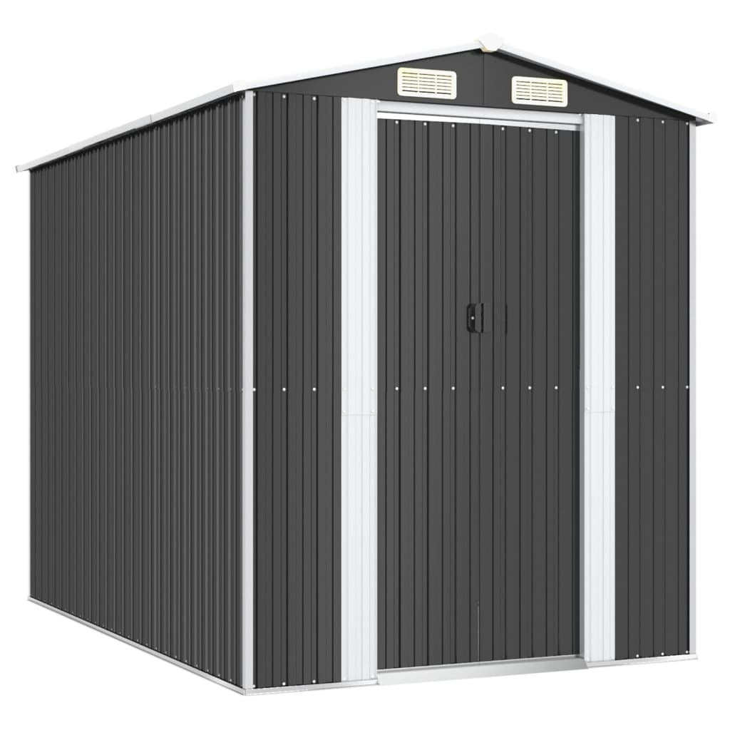 Garden Shed Anthracite 75.6"x107.9"x87.8" Galvanized Steel