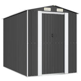 Garden Shed Anthracite 75.6"x107.9"x87.8" Galvanized Steel