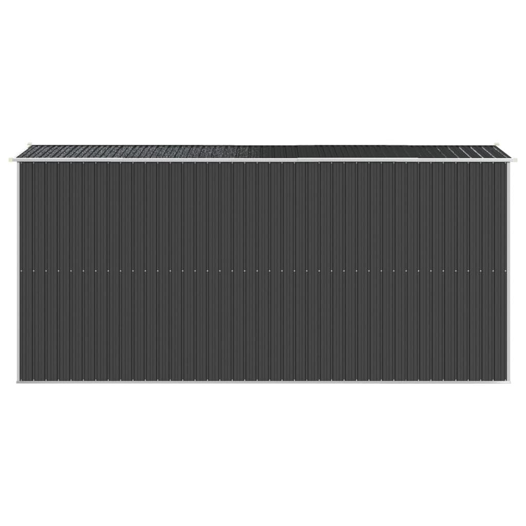 Garden Shed Anthracite 75.6"x173.2"x87.8" Galvanized Steel