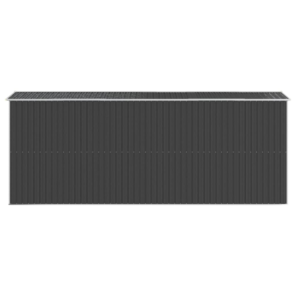 Garden Shed Anthracite 75.6"x205.9"x87.8" Galvanized Steel