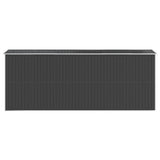 Garden Shed Anthracite 75.6"x205.9"x87.8" Galvanized Steel