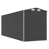 Garden Shed Anthracite 75.6"x205.9"x87.8" Galvanized Steel