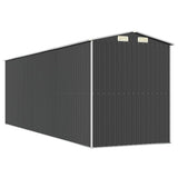 Garden Shed Anthracite 75.6"x238.6"x87.8" Galvanized Steel