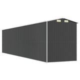 Garden Shed Anthracite 75.6"x336.6"x87.8" Galvanized Steel