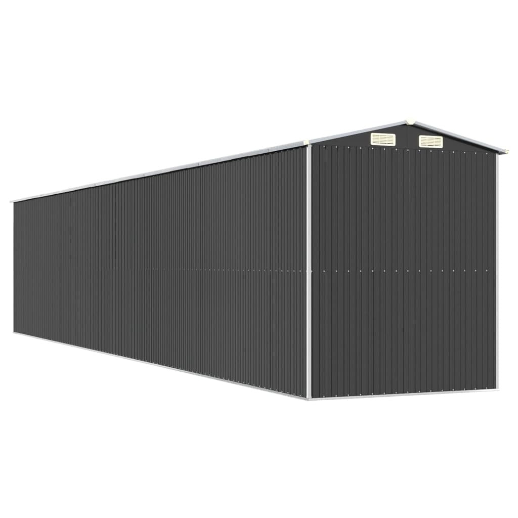 Garden Shed Anthracite 75.6"x402"x87.8" Galvanized Steel