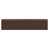 Garden Shed Dark Brown 75.6"x369.3"x87.8" Galvanized Steel