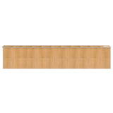 Garden Shed Light Brown 75.6"x369.3"x87.8" Galvanized Steel