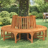 Round Tree Bench Ø81.9" Solid Wood Eucalyptus