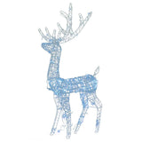 Acrylic Reindeer Christmas Decorations 3 pcs 47.2" Cold White