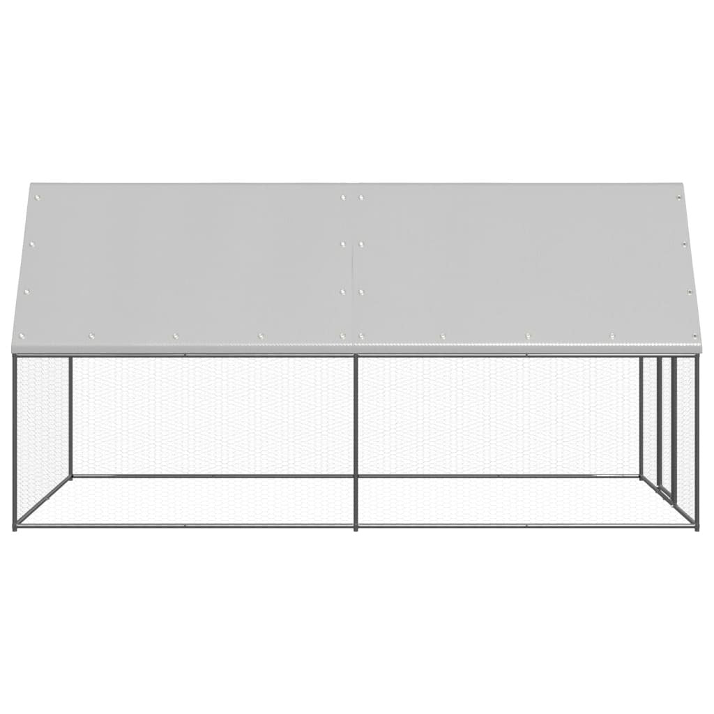 Outdoor Chicken Cage 6.6‘x13.1‘x6.6‘ Galvanized Steel
