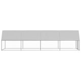 Outdoor Chicken Cage 6.6‘x26.2‘x6.6‘ Galvanized Steel