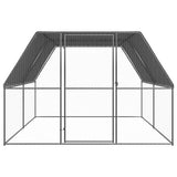 Outdoor Chicken Cage 9.8‘x13.1‘x6.6‘ Galvanized Steel