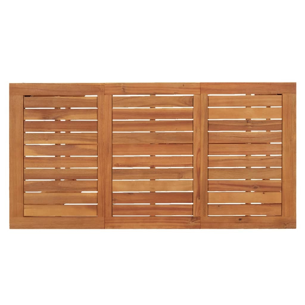 7 Piece Patio Bar Set Solid Wood Acacia