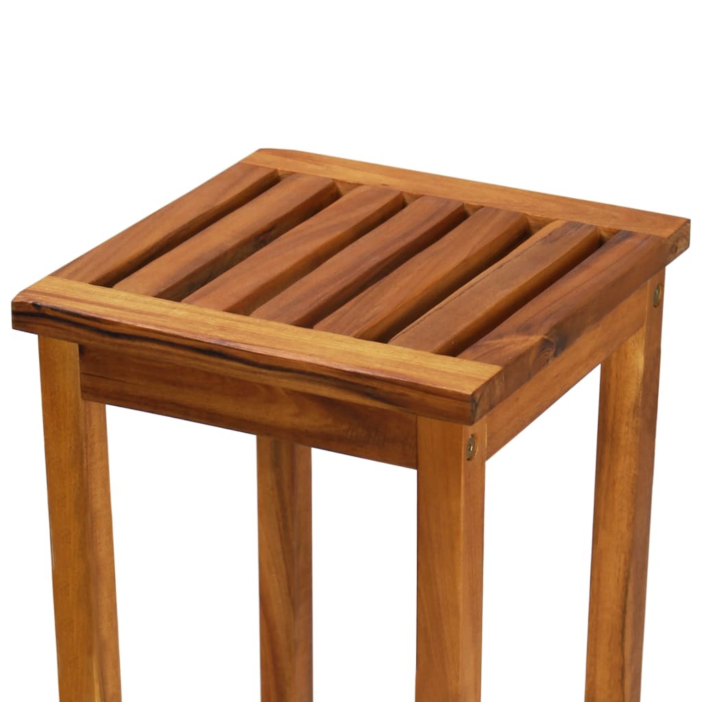 7 Piece Patio Bar Set Solid Wood Acacia