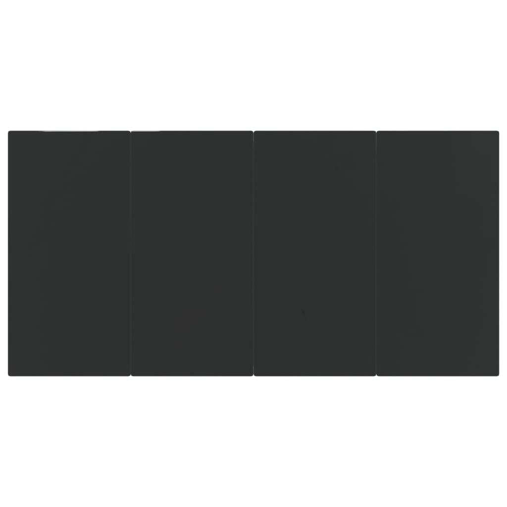 7 Piece Patio Dining Set Brown Poly Rattan
