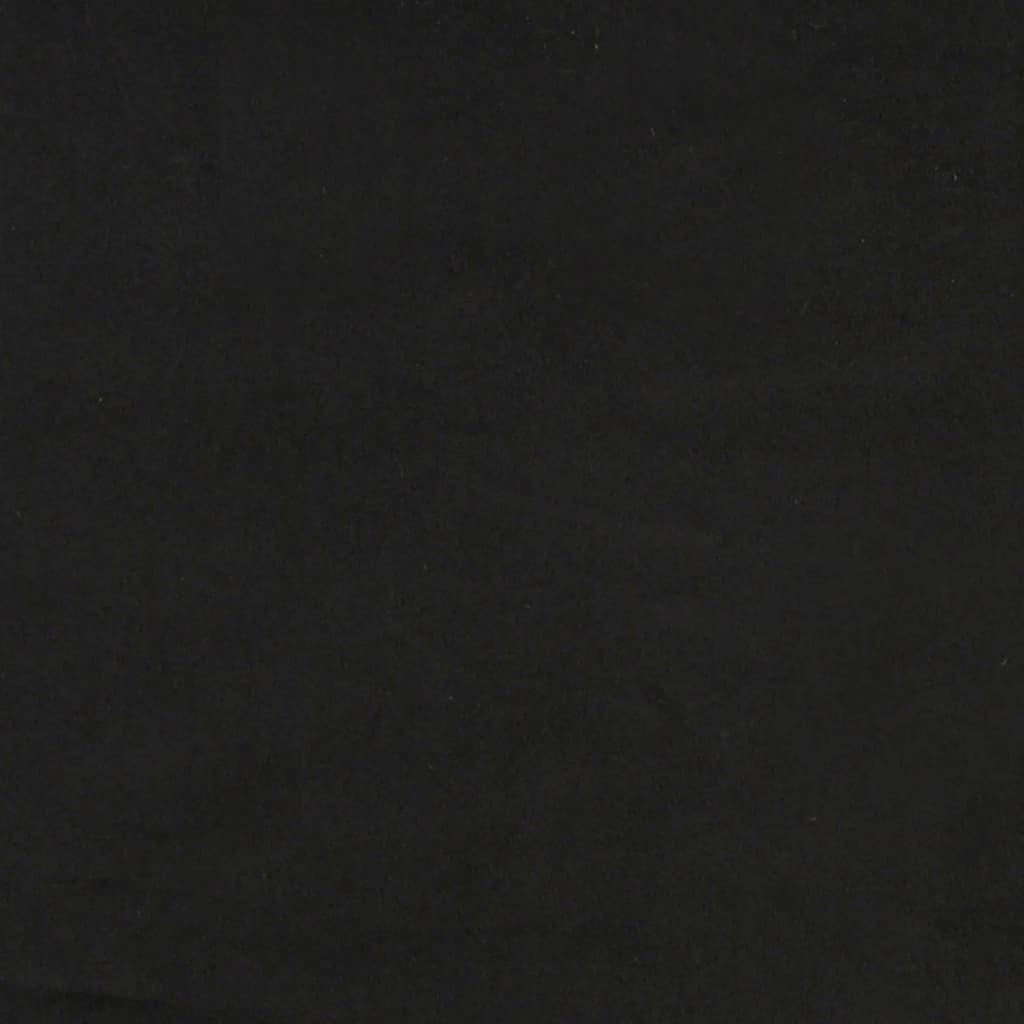 L-shaped Sofa Bed Black 108.3"x55.1"x27.6" Velvet