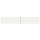 Retractable Side Awning Cream 78.7"x393.7