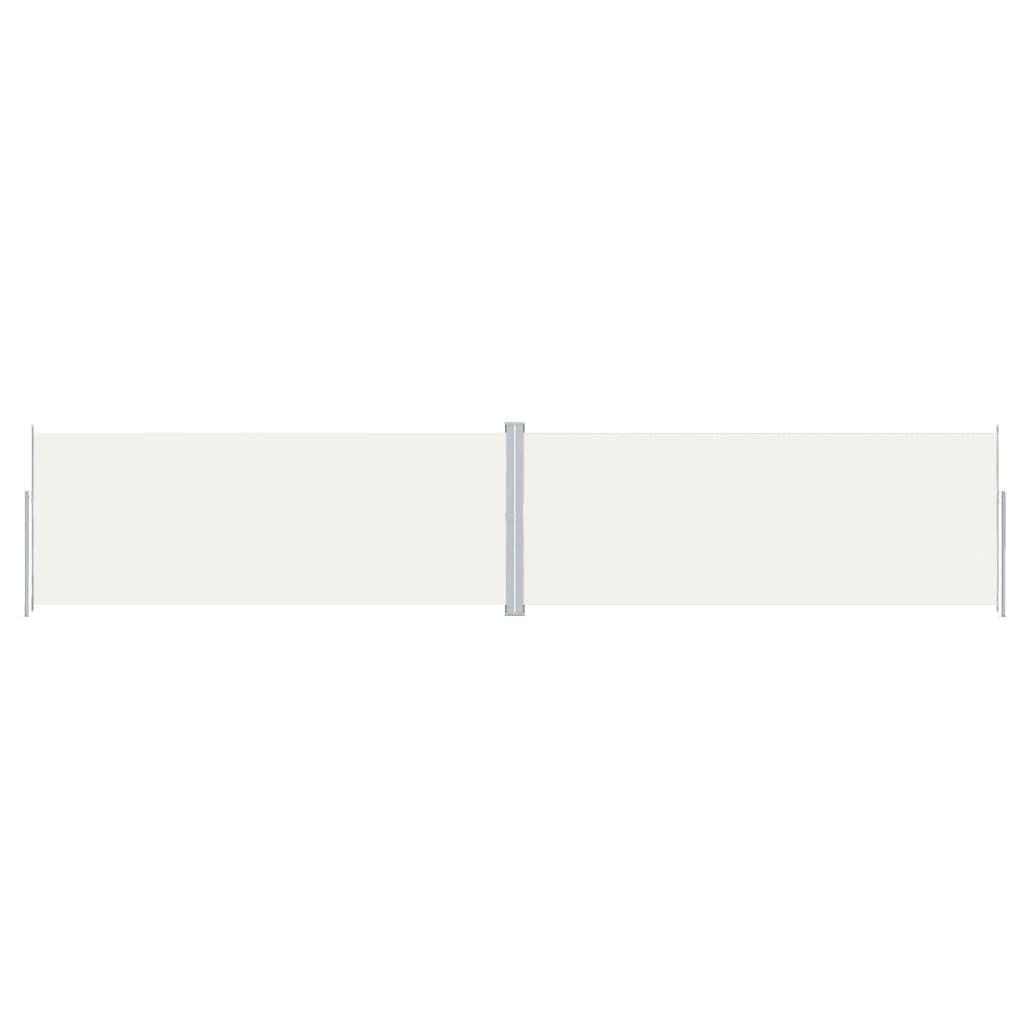Retractable Side Awning Cream 78.7"x393.7