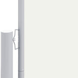Retractable Side Awning Cream 78.7"x393.7