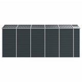 Garden Shed Anthracite 75.2"x185"x78" Galvanized Steel