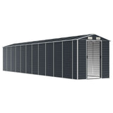 Garden Shed Anthracite 75.2"x385.8"x78" Galvanized Steel