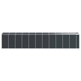 Garden Shed Anthracite 75.2"x385.8"x78" Galvanized Steel
