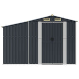 Garden Shed Anthracite 109.1" x 109.8" x 70.5" Galvanized Steel