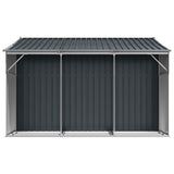 Garden Shed Anthracite 109.1" x 109.8" x 70.5" Galvanized Steel