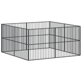 Dog Playpen Black Galvanized steel Large Sturdy Dog Playpen