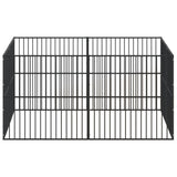 Dog Playpen Black Galvanized steel Large Sturdy Dog Playpen