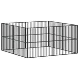 Dog Playpen Black Galvanized steel Large Sturdy Dog Playpen
