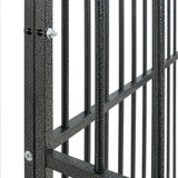 Dog Playpen Black Galvanized steel Large Sturdy Dog Playpen